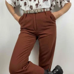 Pantalon Chocolat- 36 -Tops Élégants Soldes Boutique 03ce3833 2e19 424f 9f27 4016957aaee2