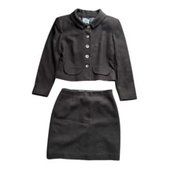 Tailleur Jupe Chocolat- 38