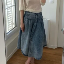 Jupe Midi En Jean- 38 / 40 -Tops Élégants Soldes Boutique 1ac32835 1ee5 4e29 aa13 b405ca1465b8