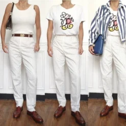 Pantalon En Coton- 38 -Tops Élégants Soldes Boutique 2dfa9367 57e1 42b5 98d3 84a0a737aba7