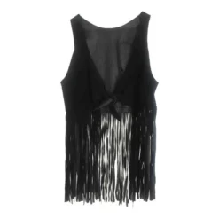 Top En Cuir à Franges- 36 / 38