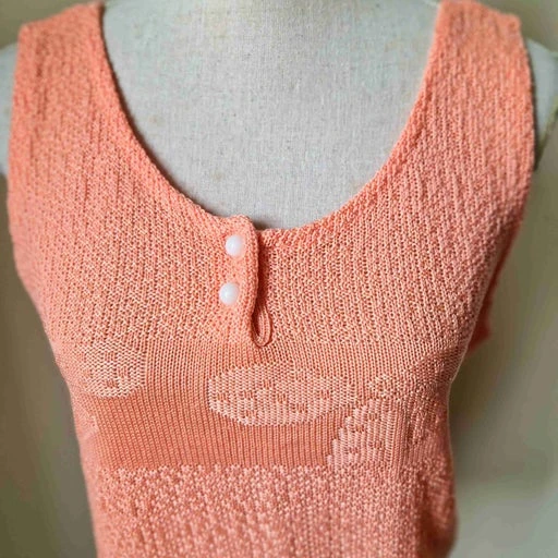 Debardeur En Maille Acrylique Made In France- 38 3 Debardeur En Maille Acrylique Made In France- 38 – Image 3