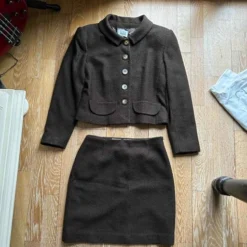 Tailleur Jupe Chocolat- 38 -Tops Élégants Soldes Boutique 40fa8819 f766 457f afda d71bc2209f26