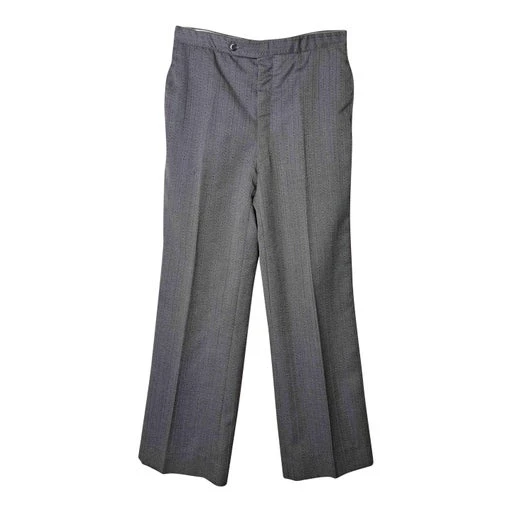 Pantalon Rayé En Laine- 36 / 38 1 Pantalon Rayé En Laine- 36 / 38