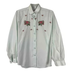 Chemise En Coton Brodée- 38 / 40