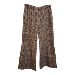 Pantalon Flare Prince-de-Galles- 36