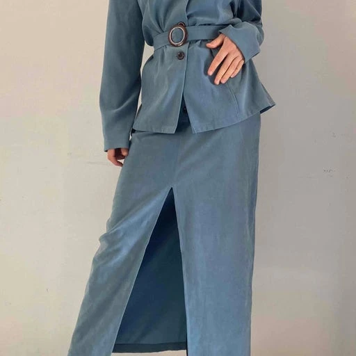 Ensemble Jupe Bleu- 38 / 40 2 Ensemble Jupe Bleu- 38 / 40 – Image 2