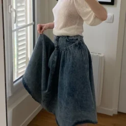 Jupe Midi En Jean- 38 / 40 -Tops Élégants Soldes Boutique 855ec5cd d204 4d49 86f0 9be836943ca3