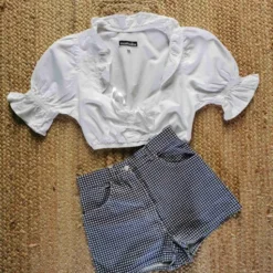 Mini-short Vichy- 36 -Tops Élégants Soldes Boutique 95232a96 769d 4e8d 954c f5cd42edb1c6