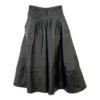 Jupe Longue En Cuir- 40