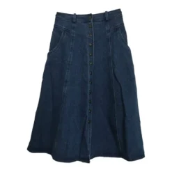Jupe En Jean Boutonnée- 34 / 36