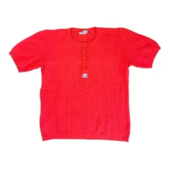 COURREGES Tee-shirt Côtelé Courrèges- 36