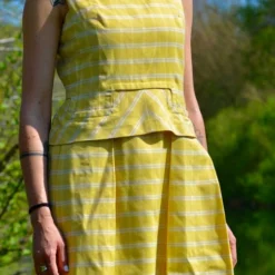 Ensemble à Carreaux- 36 / 38 -Tops Élégants Soldes Boutique Ensemble C3A0 carreaux 13