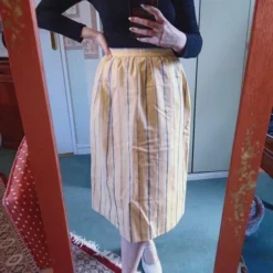 Jupe Midi à Rayures- 36 -Tops Élégants Soldes Boutique Jupe midi C3A0 rayures 1