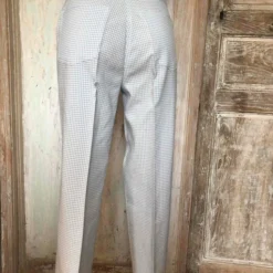 Pantalon Taille Haute Vichy- 38 -Tops Élégants Soldes Boutique Pantalon taille haute vichy 1 1