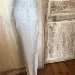 Pantalon Taille Haute Vichy- 38 -Tops Élégants Soldes Boutique Pantalon taille haute vichy 4