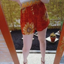 Short à Fleurs- 34 / 36 / 38 / 40 -Tops Élégants Soldes Boutique Short a fleurs 1 1