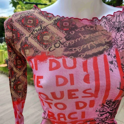 Top Imprimé En Mesh- 36 / 38 4 Top Imprimé En Mesh- 36 / 38 – Image 4