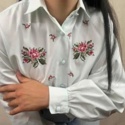 Chemise En Coton Brodée- 38 / 40 -Tops Élégants Soldes Boutique bd0c6681 9787 4545 8d03 afaf7c3a690b