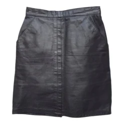 Mini Jupe En Cuir- 34 / 36