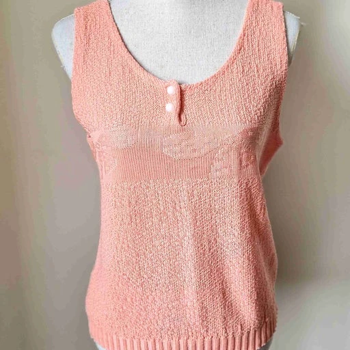 Debardeur En Maille Acrylique Made In France- 38 5 Debardeur En Maille Acrylique Made In France- 38 – Image 5