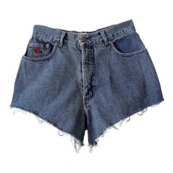 Short En Jean à Taille Haute- 36