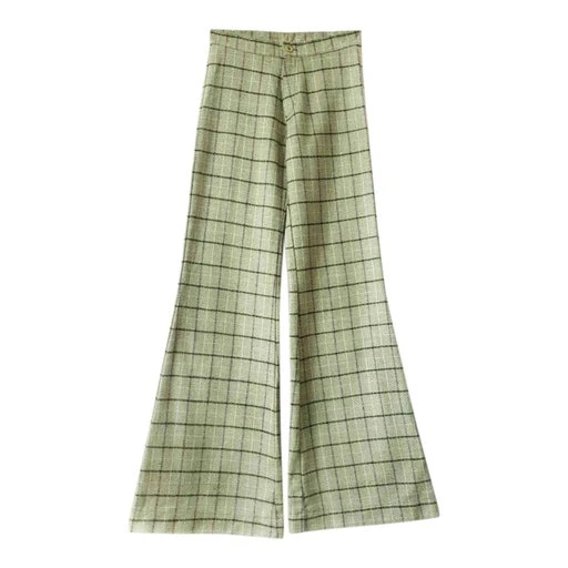 Pantalon Flare à Carreaux- 32 1 Pantalon Flare à Carreaux- 32