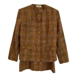 Tailleur Jupe En Tweed- 42 / 44
