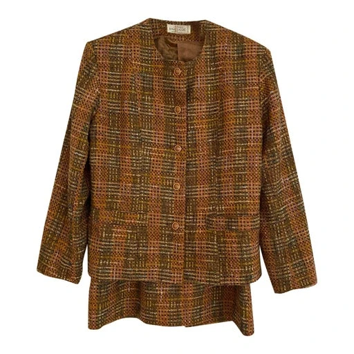 Tailleur Jupe En Tweed- 42 / 44 1 Tailleur Jupe En Tweed- 42 / 44