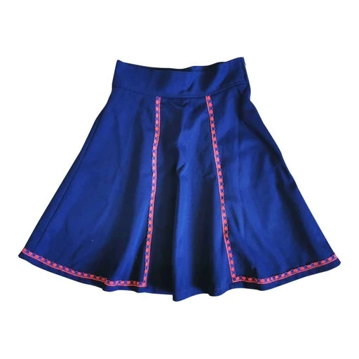 Jupe évasée Brodée- 34 1 Jupe évasée Brodée- 34