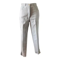 Pantalon Taille Haute Vichy- 38